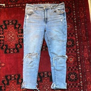 American Eagle Super high rise jegging SHORT